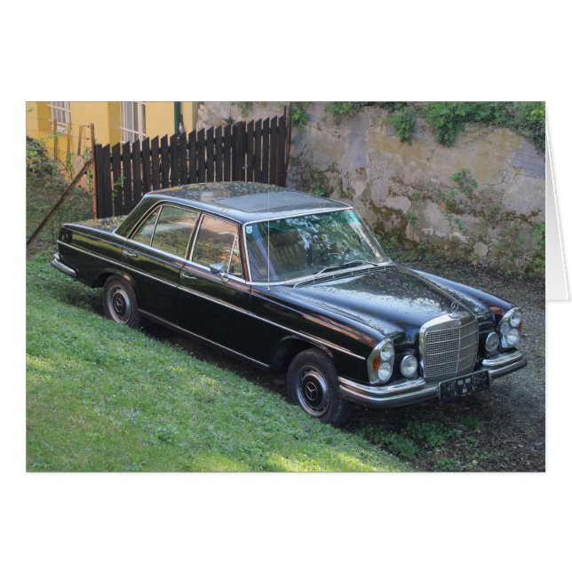 Cartão Mercedes 280SE W108 (Frente Horizontal)