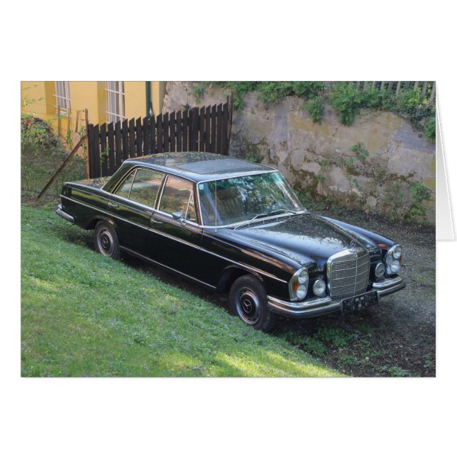 Cartão Mercedes 280SE W108 (Frente horizontal)