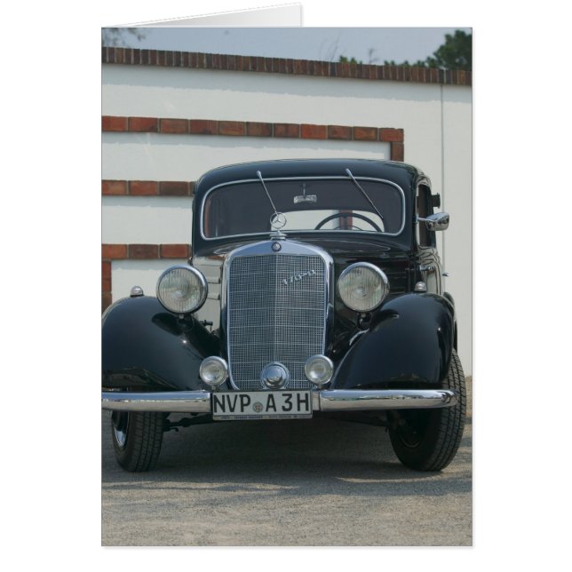 Cartão mercedes antigo (Frente)