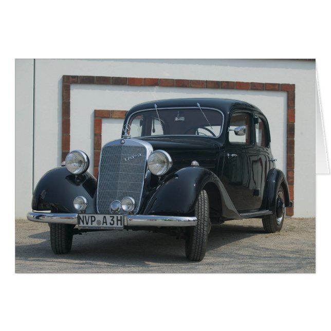 Cartão mercedes antigo 3 (Frente Horizontal)