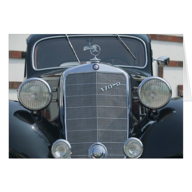 Cartão mercedes antigos 2 (Frente Horizontal)