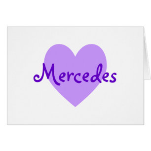 Cartão Mercedes no roxo