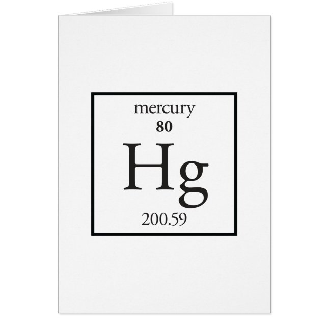 Cartão Mercúrio (Frente)