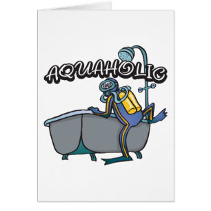 Cartão MERGULHADOR de Aquaholic