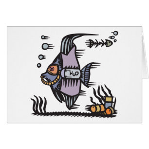 Cartão MERGULHADOR engraçado