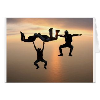 Cartão Mergulho de céu