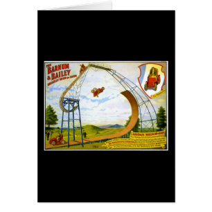 Cartão mergulho de excitação do auto bolide da morte