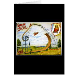 Cartão mergulho de excitação do auto bolide da morte