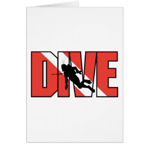 Cartão Mergulho do MERGULHADOR