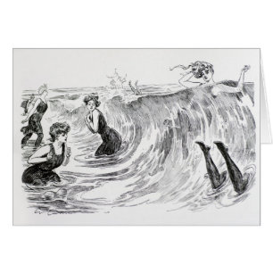 Cartão Mergulho no mar