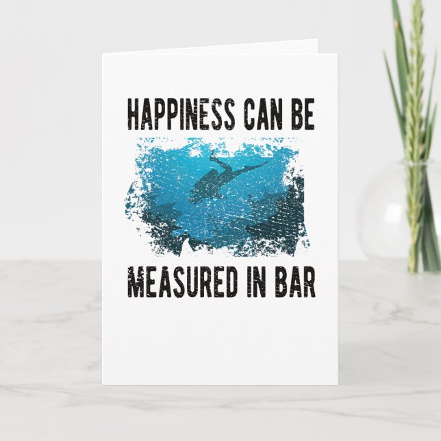 Cartão Mergulho Scuba Diver Ocean Scuba Diver Submarino (Frente)