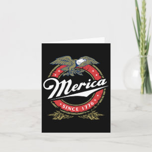 Cartão Merica desde 17761 Byld Eagle Mullet Star