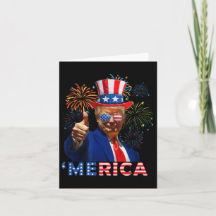 Cartão Merica Trump Sungs 4 De Julho Beer Drinki Engraçad