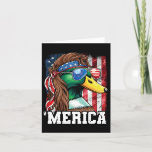 Cartão Merica Usa American Flag Patriótico 4 De Julho Duc