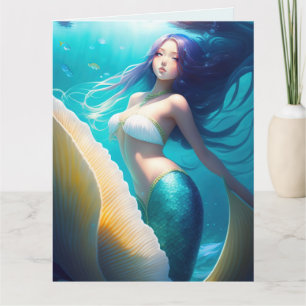CARTÃO MERMAID ART BFF BESTIS GREETING CARDS