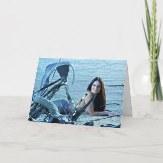 Cartão Mermaid Birthday