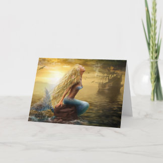 Cartão Mermaid da placa (opção 2)