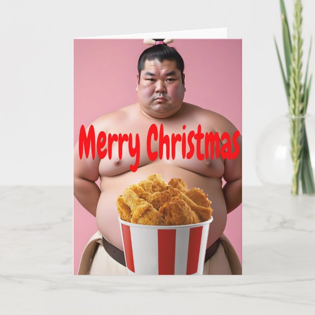 Cartão Merry Christmas (Frente)