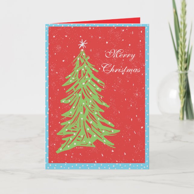 Cartão Merry Christmas (Frente)