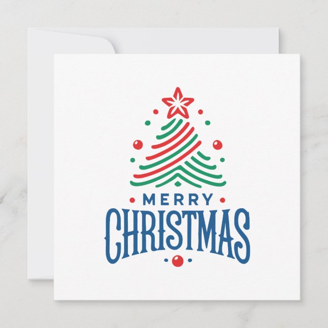 Cartão Merry Christmas 1 (Frente)