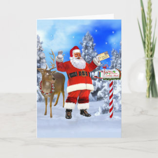 CARTÃO MERRY CHRISTMAS DE PAPAIS NOEIS