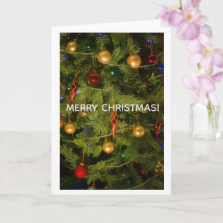 Cartão Merry Christmas Greeting Card