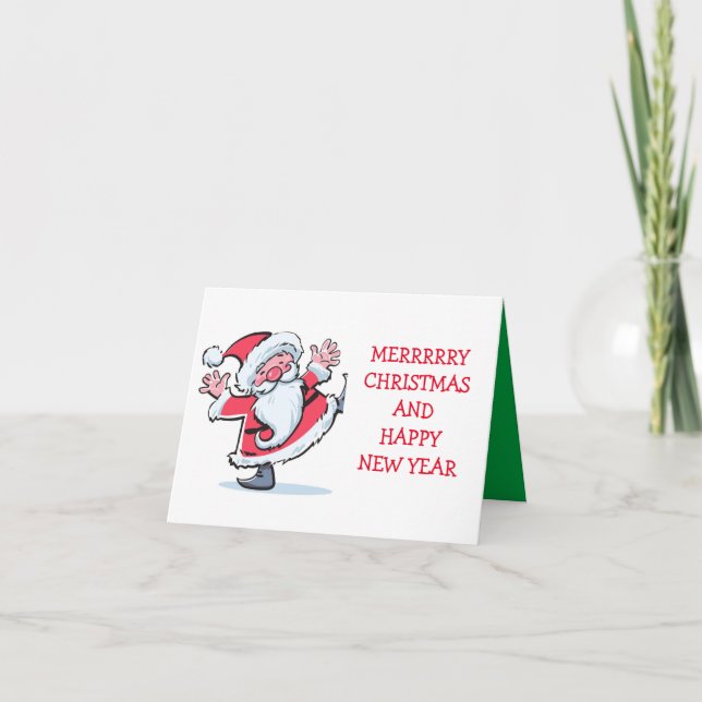 CARTÃO MERRY CHRISTMAS/HAPPY NEW YEAR (Frente)