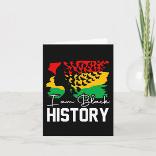 Cartão Mês da História Afro-Americana Para Meninas