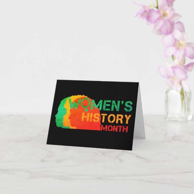 CARTÃO MÊS DA HISTÓRIA DA MULHER (Orquídea)