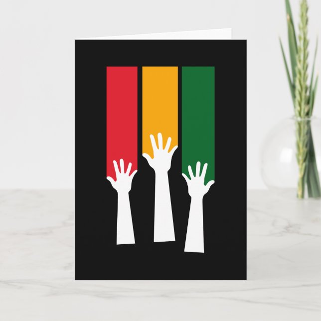 Cartão Mês da História Negra (Frente)