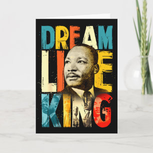 Cartão Mês da História Negra Martin Tenha Sonho Luther Ki