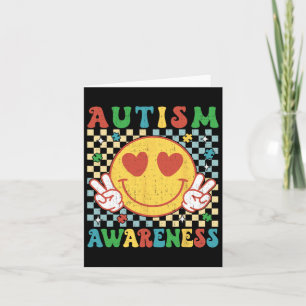 Cartão Mês De Consciência Do Autismo Encantado Para Homen