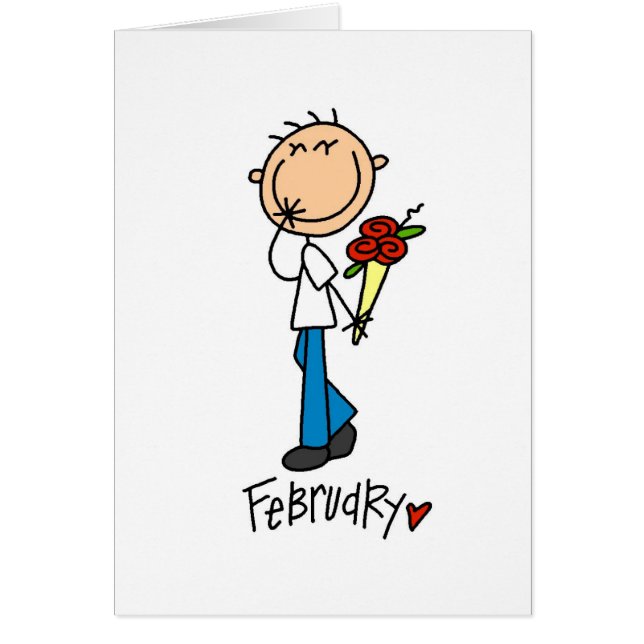 Cartão Mês de fevereiro (Frente)