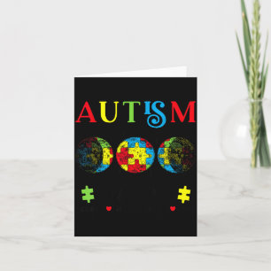 Cartão Mês Dia de Aceitação da Avó do Autismo