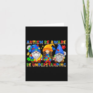 Cartão Mês do Autismo Dia Mundial da Consciência do Autis