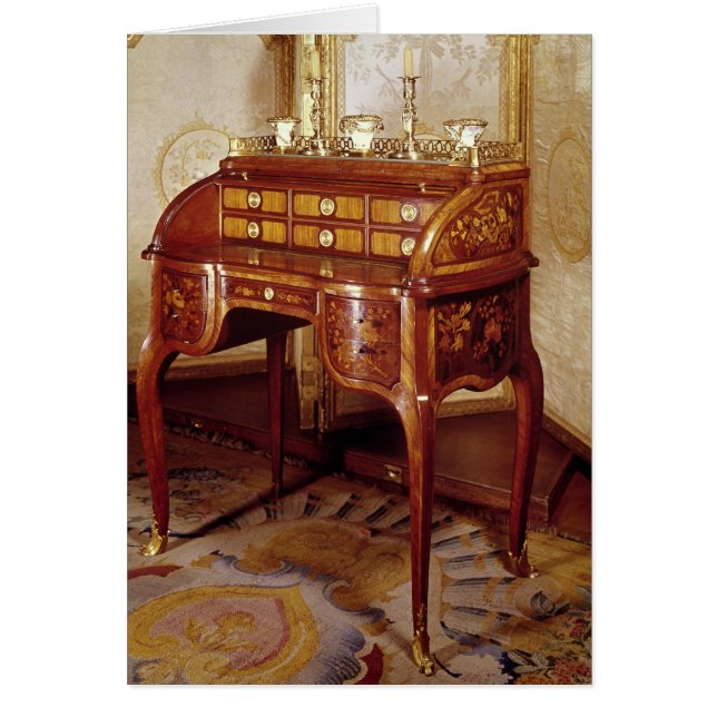 Cartão Mesa de escrita de Louis XV (Frente)