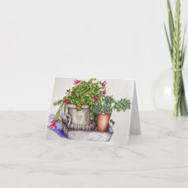 Cartão Mesa de pátio