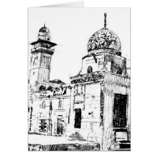 Cartão mesquita uma