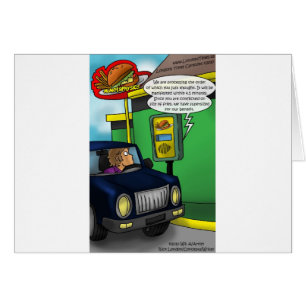 Cartão Metafísica Drive Thru Camisetas e Presentes Divert