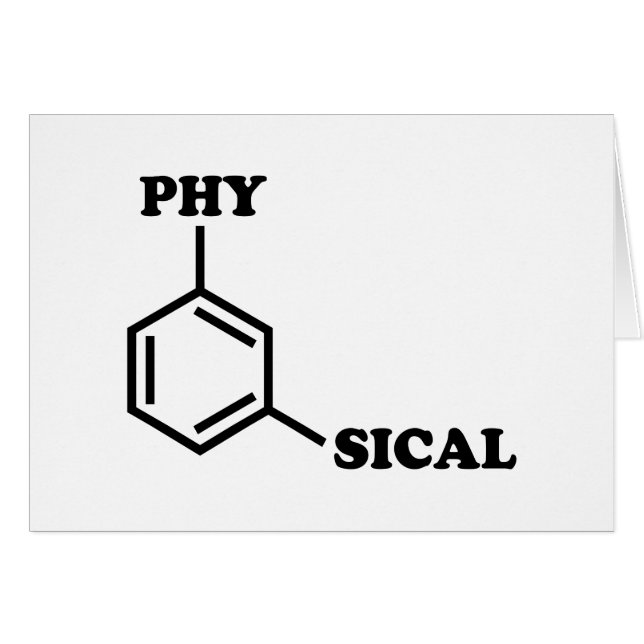 Cartão metafísico de saudação de humor (Frente Horizontal)