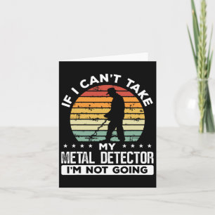 Cartão Metais Detectores De Vintage Treasure Hunter Metal