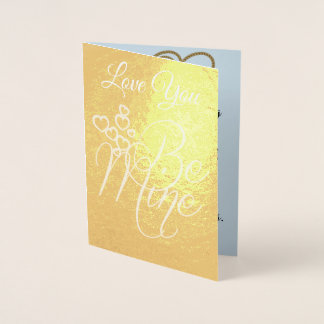 Cartão Metalizado Amor Coração Romântica Flora Amor Destino