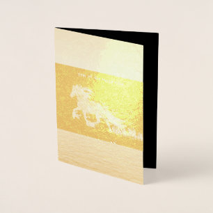 Cartão Metalizado Ano do Cavalo 2026