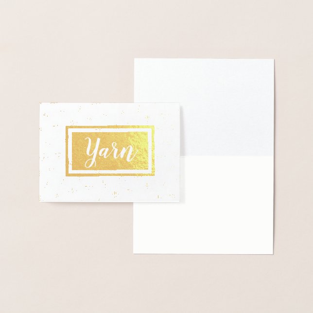 Cartão Metalizado Artesanatos de Impressão de esfera Yarn (Exibição)