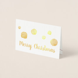 Cartão Metalizado Artesanatos do Yarn Balls Holiday