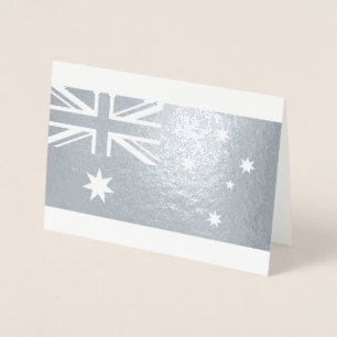 Cartão Metalizado Bandeira australiana