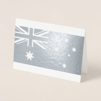 Cartão Metalizado Bandeira australiana