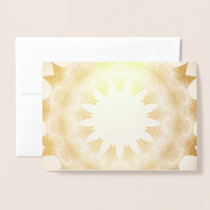 Cartão Metalizado Belo Sol