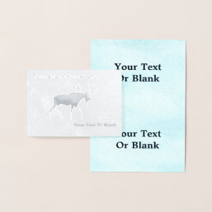 Cartão Metalizado Bull Moose - Saudações da Estação