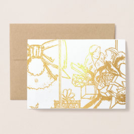 Cartão Metalizado Compra de Natal